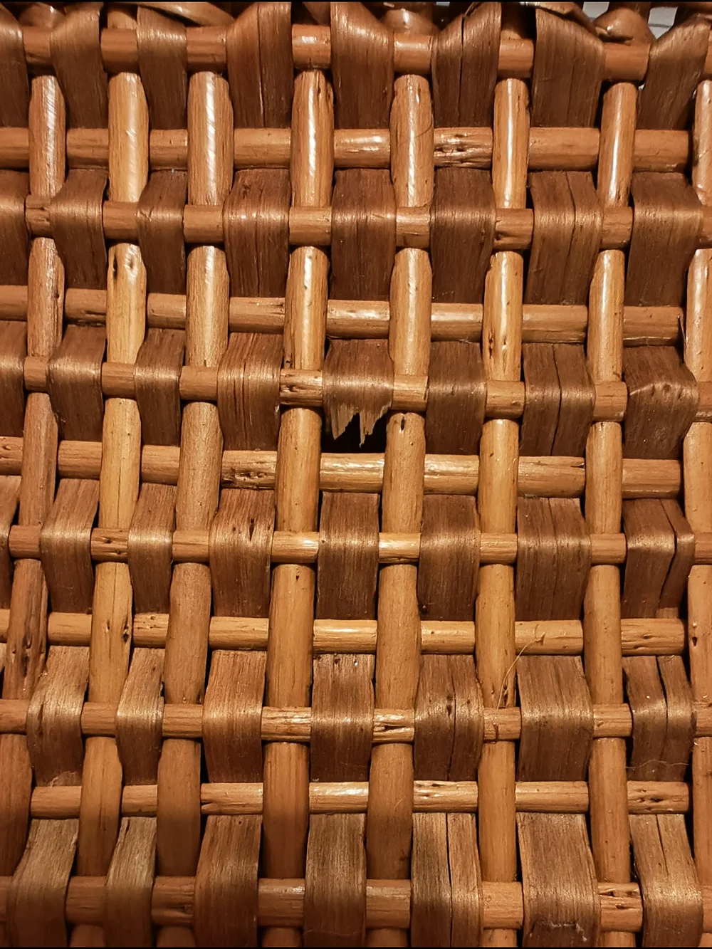 Source Unknown Woven Oval Basket Pair - Natural Brown